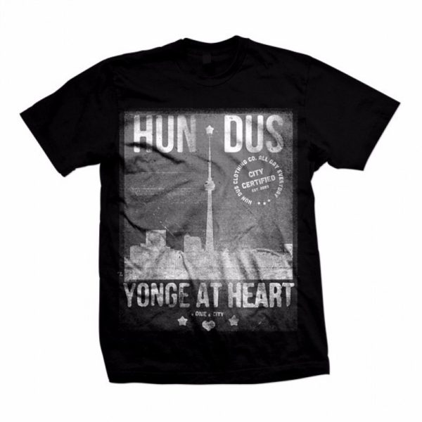 Yonge At Heart Print Black T-Shirt